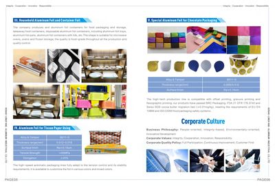 Brochure Page 4 — Containers & Printing